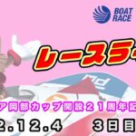2022.12.4 戸田レースライブ ボートピア岡部カップ開設２１周年記念 3日目