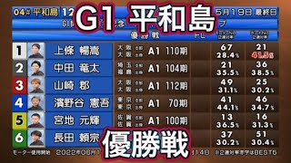 【平和島競艇】G1 優勝戦！